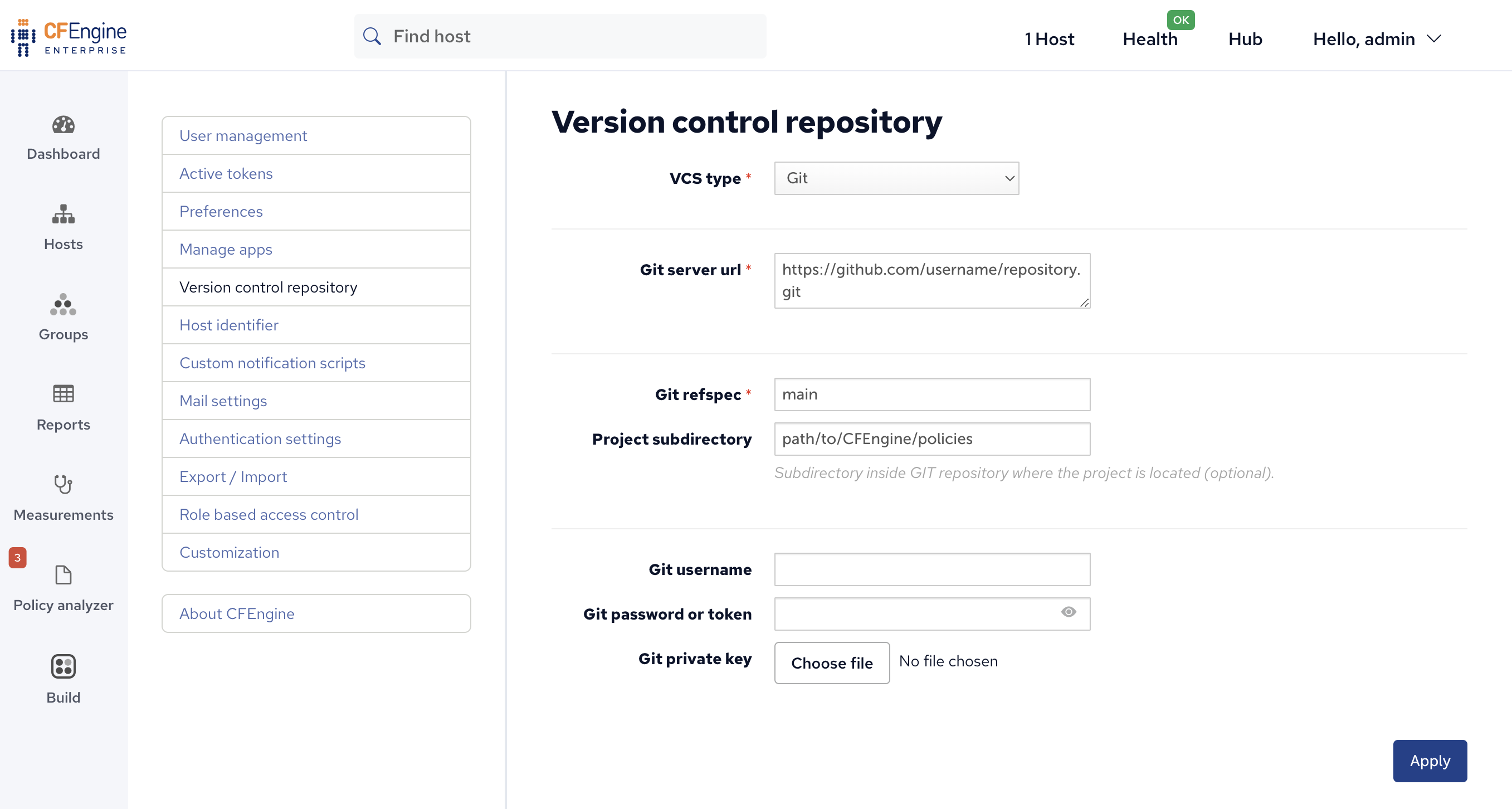 Version control repository