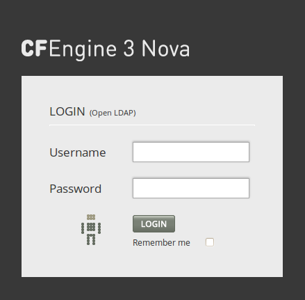 Nova Mission Portal login screen