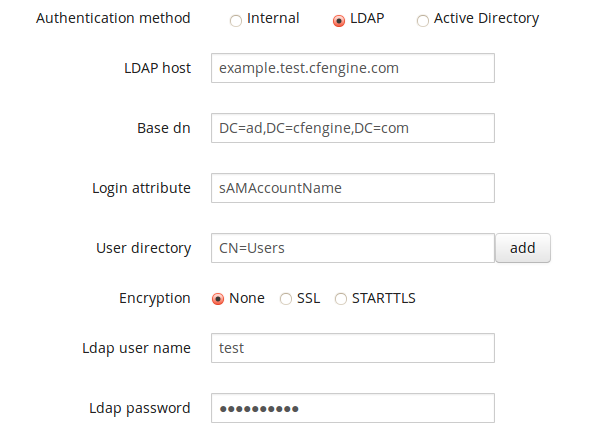 Configure LDAP