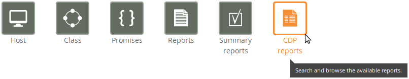 Go to CDP reports finder