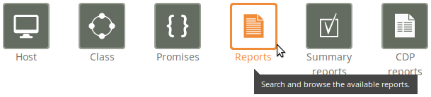 Go to reports finder
