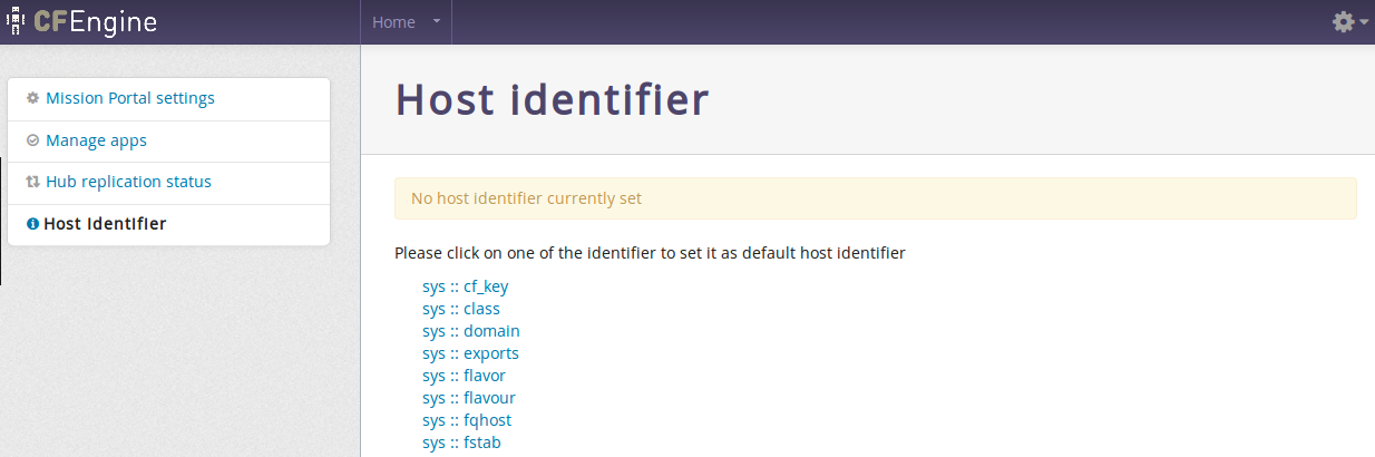 Host Identifier