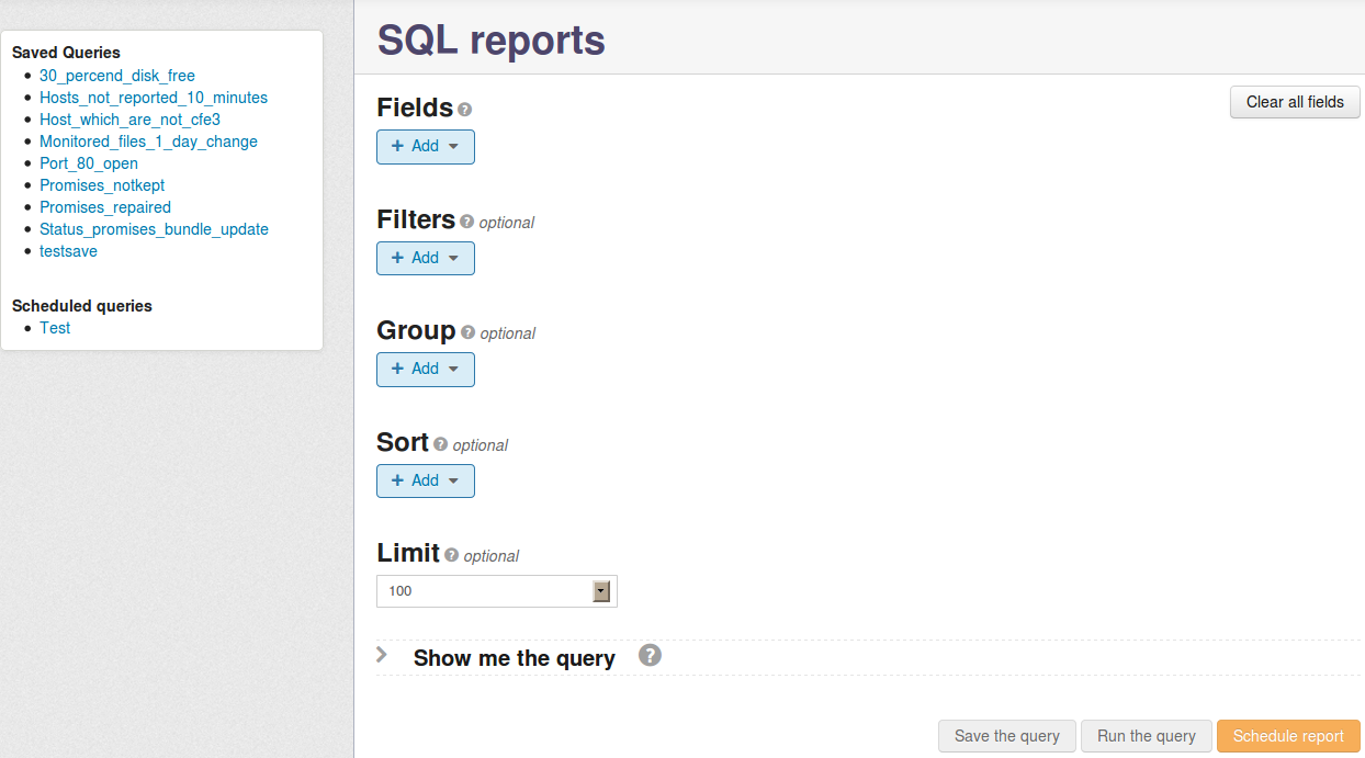 SQL Reports
