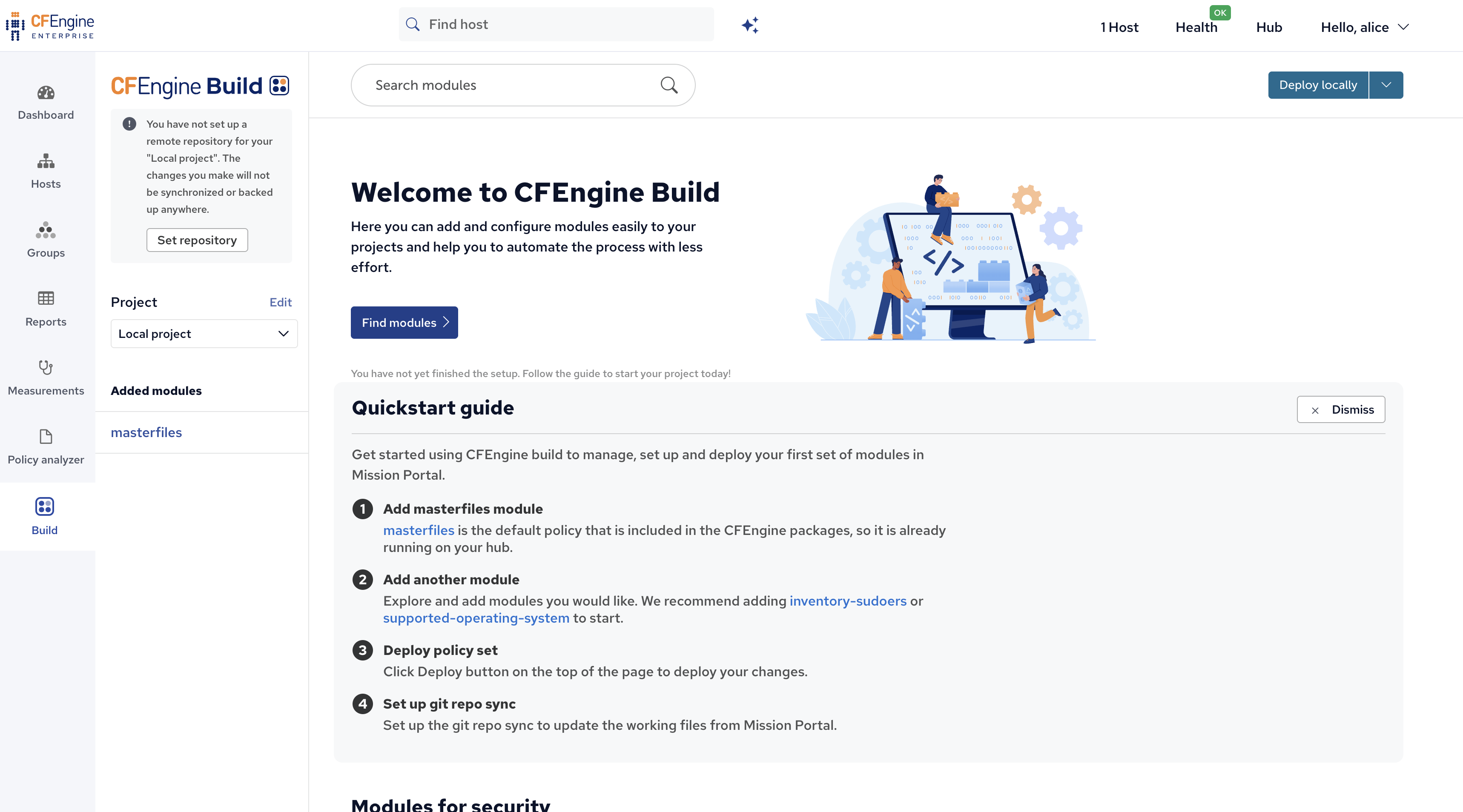 Adding modules - CFEngine 3.27 docs