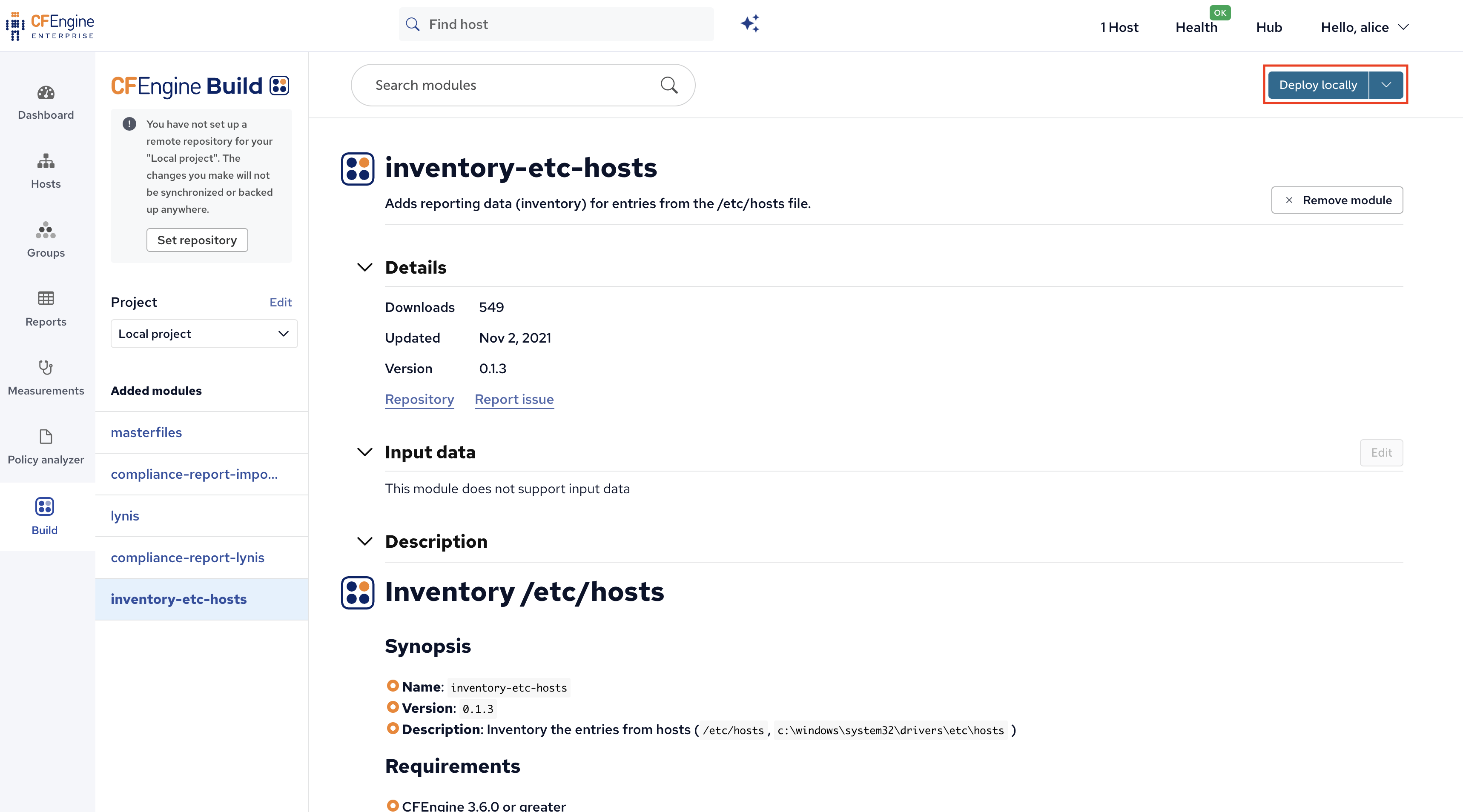 Adding modules - CFEngine 3.27 docs